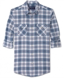 It's flannel season, look sharp in this handsome one from American Rag.