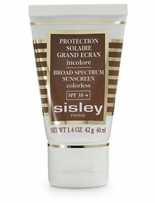 Broad Spectrum Facial Sunscreen SPF 30 UVA. When well protected from the sun, skin can retain its vitality and youthful beauty. This product is suitable for when you are first exposed to the sun and for phototypes requiring a high anti UVA/UVB protection. A fine, matte cream that offers optimal protection against UVA/UVB rays and perfectly moisturizes skin. Broad Spectrum Facial Sunscreen SPF 30 UVA. When well protected from the sun, skin can retain its vitality and youthful beauty. This product is suitable for when you are first exposed to the sun and for phototypes requiring a high anti UVA/UVB protection. A fine, matte cream that offers optimal protection against UVA/UVB rays and perfectly moisturizes skin.