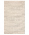 The softest wool and felt fibers are here hand-woven in India to replicate the handsome, rugged look of nautical sweaters in the Spinnaker Knit area rug from Lauren Ralph Lauren. A clean and simple, yet authentic staple made for any modern home.