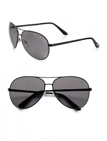 Iconic aviator style crafted in lightweight plastic. Available in semi matte black frames with grey lenses.Plastic100% UV ProtectionMade in Italy Iconic aviator style crafted in lightweight plastic. Available in semi matte black frames with grey lenses.Plastic100% UV ProtectionMade in Italy
