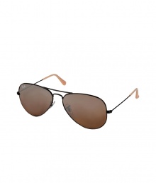 Originally designed for fighter pilots, Ray-Bans Aviator sunglasses are an iconic choice guaranteed to take you through the seasons in cool style - Black metal frames, crystal gold mirrored lenses, clear nose pieces, nude earpieces - Lens filter category 3, prescription friendly - Comes with a logo-stamped semi-hard carrying case - Amp up your look with a leather bomber jacket and edgy lace-up boots Originally designed for fighter pilots, Ray-Bans Aviator sunglasses are an iconic choice guaranteed to take you through the seasons in cool style - Black metal frames, crystal gold mirrored lenses, clear nose pieces, nude earpieces - Lens filter category 3, prescription friendly - Comes with a logo-stamped semi-hard carrying case - Amp up your look with a leather bomber jacket and edgy lace-up boots