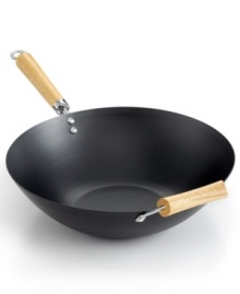 Cause a commotion in the kitchen with an authentic and versatile nonstick addition that whips up the most flavorful stir fry, veggies, braised meats and more. A deep round bottom creates the perfect landscape for an endless menu of masterful dishes. 1-month warranty. Cause a commotion in the kitchen with an authentic and versatile nonstick addition that whips up the most flavorful stir fry, veggies, braised meats and more. A deep round bottom creates the perfect landscape for an endless menu of masterful dishes. 1-month warranty.