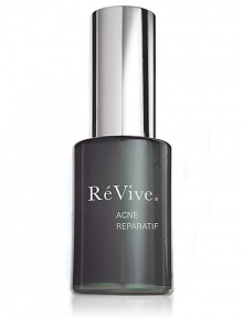 The first RéVive® acne treatment gel that combines anti-acne and anti-aging ingredients into a single product. Reparatif¿ Acne Treatment Gel contains ingredients that contribute to collagen synthesis, which helps combat the visible signs of aging, plus salicylic acid, to help clear and prevent the development of new acne blemishes...all rolled into one. Contains no benzoyl peroxide. The first RéVive® acne treatment gel that combines anti-acne and anti-aging ingredients into a single product. Reparatif¿ Acne Treatment Gel contains ingredients that contribute to collagen synthesis, which helps combat the visible signs of aging, plus salicylic acid, to help clear and prevent the development of new acne blemishes...all rolled into one. Contains no benzoyl peroxide.