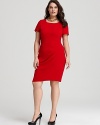 DKNYC Plus Size Pleat Dress