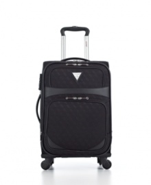 Stepping out is simple. The classic look of this put-together bag puts you on the fast track to easy travel with a durable jacquard exterior and fully-lined interior, which includes a suiter system for wrinkle-free arrivals and an add-a-bag strap for carrying more, always in comfort. 5-year warranty. Stepping out is simple. The classic look of this put-together bag puts you on the fast track to easy travel with a durable jacquard exterior and fully-lined interior, which includes a suiter system for wrinkle-free arrivals and an add-a-bag strap for carrying more, always in comfort. 5-year warranty.