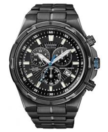 Powerful in form and function, the Perpetual Calendar watch from Citizen stands strong in stainless steel, with precise multifunctions and chronograph tech. Powered by Eco-Drive, harnessing natural and artificial light, never needing a battery. Powerful in form and function, the Perpetual Calendar watch from Citizen stands strong in stainless steel, with precise multifunctions and chronograph tech. Powered by Eco-Drive, harnessing natural and artificial light, never needing a battery.
