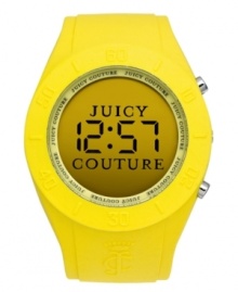 Wrapped in golden shine, this Sport Couture watch from Juicy Couture is as energized as it is sporty. Wrapped in golden shine, this Sport Couture watch from Juicy Couture is as energized as it is sporty.