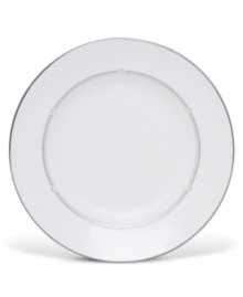 Inspired by the chic London neighborhood, the Waterford Sloane Square salad plate is as chic and simple as its namesake, featuring a tailored band and platinum dot details. Inspired by the chic London neighborhood, the Waterford Sloane Square salad plate is as chic and simple as its namesake, featuring a tailored band and platinum dot details.