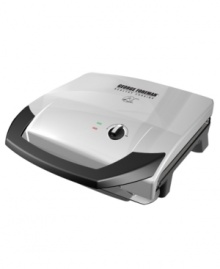 As the go-to family meal-maker, the Temp-to-Taste(tm) delivers precision grilling, using variable temperature control and a floating hinge design for cooking thicker cuts of meat and vegetables. With room for up to six servings, this grill tackles everyone's meal at once and ensures minimum fat and grease, while the double nonstick coating makes for quick and easy maintenance. 2-year limited warranty. Model GR0059P. As the go-to family meal-maker, the Temp-to-Taste(tm) delivers precision grilling, using variable temperature control and a floating hinge design for cooking thicker cuts of meat and vegetables. With room for up to six servings, this grill tackles everyone's meal at once and ensures minimum fat and grease, while the double nonstick coating makes for quick and easy maintenance. 2-year limited warranty. Model GR0059P.