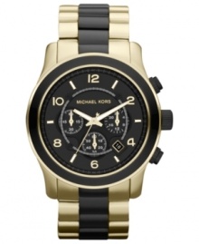 A bold Runway collection watch from Michael Kors that's daring in color and style.