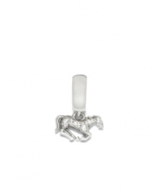 This dashing, sterling silver horse charm is sure to add a lively accent to your jewelry. Donatella is a playful collection of charm bracelets and necklaces that can be personalized to suit your style! Available exclusively at Macy's. This dashing, sterling silver horse charm is sure to add a lively accent to your jewelry. Donatella is a playful collection of charm bracelets and necklaces that can be personalized to suit your style! Available exclusively at Macy's.