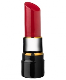 Pucker up. Sculpted in heavy art glass, this larger-than-life and sexy red lipstick adds a fun, feminine touch to you desk, dresser or armoire. Pucker up. Sculpted in heavy art glass, this larger-than-life and sexy red lipstick adds a fun, feminine touch to you desk, dresser or armoire.
