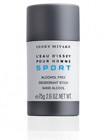 The Alcohol Free Deodorant Stick helps maintain a refreshed and energized feeling, while keeping odor controlled. 2.6 oz. The Alcohol Free Deodorant Stick helps maintain a refreshed and energized feeling, while keeping odor controlled. 2.6 oz.