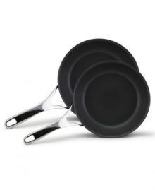 Bring the power of copper to breakfast, lunch, dinner and beyond! Anolon Nouvelle nonstick fry pans deliver expert-grade results with layer upon layer of premium cooking material: ultra-reactive copper is encapsulated by two layers of aluminum and finished with an impact-bonded stainless steel cap. Limited lifetime warranty. Bring the power of copper to breakfast, lunch, dinner and beyond! Anolon Nouvelle nonstick fry pans deliver expert-grade results with layer upon layer of premium cooking material: ultra-reactive copper is encapsulated by two layers of aluminum and finished with an impact-bonded stainless steel cap. Limited lifetime warranty.