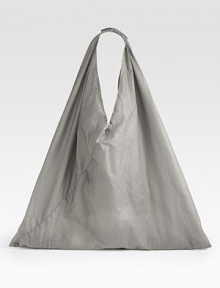 This versatile nylon carryall transforms into a hobo by snapping together the bottom corners of the bag.Shoulder strap, 10¼ dropTop snap closureOne inside open pocketFully lined21¼W X 15H X 1DImported This versatile nylon carryall transforms into a hobo by snapping together the bottom corners of the bag.Shoulder strap, 10¼ dropTop snap closureOne inside open pocketFully lined21¼W X 15H X 1DImported