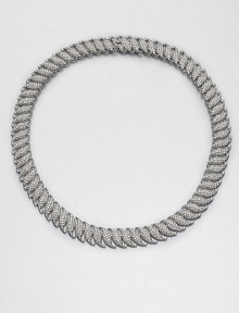 EXCLUSIVELY AT SAKS. This sparkling piece features nature-inspired leaf links. CrystalsRhodium-plated brassLength, about 16Box and tongue closureImported EXCLUSIVELY AT SAKS. This sparkling piece features nature-inspired leaf links. CrystalsRhodium-plated brassLength, about 16Box and tongue closureImported