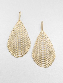 EXCLUSIVELY AT SAKS.COM From the Serpentine Collection. An exotic yet minimalist style featuring a open, snakeskin-inspired design. 18k goldplated sterling silverDrop, about 2.2514k gold hook backImported EXCLUSIVELY AT SAKS.COM From the Serpentine Collection. An exotic yet minimalist style featuring a open, snakeskin-inspired design. 18k goldplated sterling silverDrop, about 2.2514k gold hook backImported