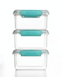 Make it last. Featuring seal-tight lids that lock in freshness, these storage containers from Martha Stewart Collection ensure ingredients, snacks and leftover meals stay delicious. Limited lifetime warranty. Make it last. Featuring seal-tight lids that lock in freshness, these storage containers from Martha Stewart Collection ensure ingredients, snacks and leftover meals stay delicious. Limited lifetime warranty.
