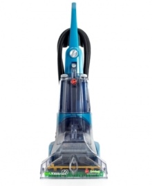 Make life easier... and cleaner! Packed with power, this steam vacuum features 60-counter rotating brushes that surround carpet fibers at every angle for the deepest clean your home has ever known. Incredible edge-to-edge cleaning utilizes a pressurized wall of water that loosens and lifts stubborn stains, and this super cleaner extracts dirty water back out, so carpets dry fast! 2-year warranty. Model FH50220.