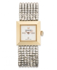 Add a sparkling, feminine touch to your evening looks with this luxurious Elis watch from Swarovski.