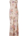 Usher in springtime style in this lavish floral dress from Joseph - Scoop neck, tie-detailed spaghetti straps, maxi length, all-over floral print, tuck detailing - Pair with wedge sandals, a fringe-detailed shawl, and a statement necklace