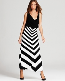 Alice + Olivia Dress - Magnolia Stretch Silk Maxi Dress