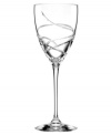 A fanciful cut pattern contrasts the timeless form of this Adorn wine glass from the Lenox crystal stemware collection. Qualifies for Rebate