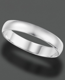 Keep beauty with you every day. This classic 14k gold ring features a 4 mm band. Size 8.5-13. Keep beauty with you every day. This classic 14k gold ring features a 4 mm band. Size 8.5-13.