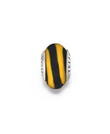 Black and yellow stripes in Murano glass add zing, with sterling silver logo-stamped rings. Donatella is a playful collection of charm bracelets and necklaces that can be personalized to suit your style! Available exclusively at Macy's.