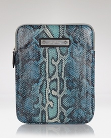 In an unerringly cool print python-effect print, Sam Edelman's iPad sleeve is our favorite new way to show off (and protect) our iPad. Follow the trend and pop this piece inside your carryall for a daily dose of exotic. In an unerringly cool print python-effect print, Sam Edelman's iPad sleeve is our favorite new way to show off (and protect) our iPad. Follow the trend and pop this piece inside your carryall for a daily dose of exotic.
