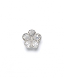 A fantastic flower bead that sparkles and shines, featuring cubic zirconia accents and sterling silver. Donatella is a playful collection of charm bracelets and necklaces that can be personalized to suit your style! Available exclusively at Macy's. A fantastic flower bead that sparkles and shines, featuring cubic zirconia accents and sterling silver. Donatella is a playful collection of charm bracelets and necklaces that can be personalized to suit your style! Available exclusively at Macy's.