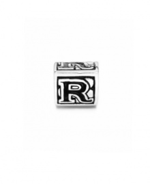 Give your bracelet or necklace an extra personal touch with this sterling silver R charm. Donatella is a playful collection of charm bracelets and necklaces that can be personalized to suit your style! Available exclusively at Macy's.