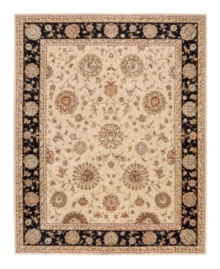 A great contrast to wood floors, this light-toned area rug dresses your home with warm beige color and delightful floral designs. Inspired by the opulent look and feel of Persian rugs, this gorgeous Nourison 2000 piece features a durable handcrafted construction that is sure to bring long-lasting allure to your home.