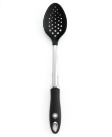 A high-quality slotted spoon is an essential ingredient in any kitchen tool collection. Its versatility is so incredible -- from stirring stew to draining as you serve -- you'll use it for almost every meal. Limited lifetime warranty. A high-quality slotted spoon is an essential ingredient in any kitchen tool collection. Its versatility is so incredible -- from stirring stew to draining as you serve -- you'll use it for almost every meal. Limited lifetime warranty.