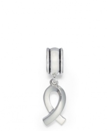 Promote breast cancer awareness with the ribbon dangle charm in sterling silver. Donatella is a playful collection of charm bracelets and necklaces that can be personalized to suit your style! Available exclusively at Macy's. Promote breast cancer awareness with the ribbon dangle charm in sterling silver. Donatella is a playful collection of charm bracelets and necklaces that can be personalized to suit your style! Available exclusively at Macy's.