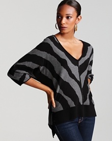 An exotic-stripe Plenty by Tracy Reese sweater lends fierce style to your favorite denim styles, taking them from off-duty to after-hours in seamless fashion. Accent the look with towering booties and an armful of bangles for a dose of glam. An exotic-stripe Plenty by Tracy Reese sweater lends fierce style to your favorite denim styles, taking them from off-duty to after-hours in seamless fashion. Accent the look with towering booties and an armful of bangles for a dose of glam.