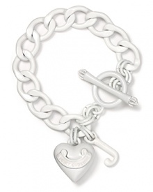 Juicy lovers rejoice: bold new starter bracelets are in the building. This white-washed style kicks your look into high gear. By Juicy Couture. Juicy lovers rejoice: bold new starter bracelets are in the building. This white-washed style kicks your look into high gear. By Juicy Couture.