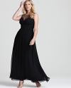 Aidan Mattox Plus Gown - Beaded Sweetheart