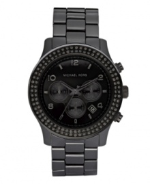 Black on black. Michael Kors goes to the dark side with this Blackout watch. Black on black. Michael Kors goes to the dark side with this Blackout watch.