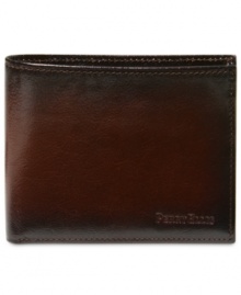 This weathered wallet from Perry Ellis is a heritage classic.