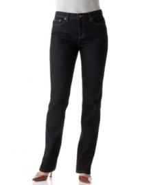 The straight-leg jeans you've been looking for. The classic, flattering fit of these pants from Lauren by Ralph Lauren make them among the best jeans for petites. The straight-leg jeans you've been looking for. The classic, flattering fit of these pants from Lauren by Ralph Lauren make them among the best jeans for petites.