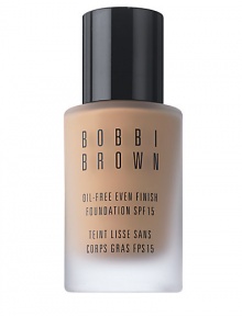 Keep oily skin looking fresh and even all day with this 100% oil-free formula with SPF 15 sun protection. Specially formulated with oil-absorbers to prevent shine, and a soothing anti-reddening ingredient to minimize the look of blemishes on acne-prone skin. Buildable formula allows for medium to full coverage as desired. 1 oz. Keep oily skin looking fresh and even all day with this 100% oil-free formula with SPF 15 sun protection. Specially formulated with oil-absorbers to prevent shine, and a soothing anti-reddening ingredient to minimize the look of blemishes on acne-prone skin. Buildable formula allows for medium to full coverage as desired. 1 oz.