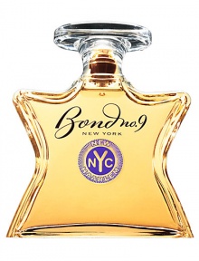 Take the northbound A-train in a bottle for Bond No.9's newest, timeliest, most androgynous scent--to be worn by men and the kind of women who specialize in chic brazenness. Experience the lush, lingering, intoxicating brew of bergamot, cedarwood, coffee, vanilla, patchouli and lavender. Take the northbound A-train in a bottle for Bond No.9's newest, timeliest, most androgynous scent--to be worn by men and the kind of women who specialize in chic brazenness. Experience the lush, lingering, intoxicating brew of bergamot, cedarwood, coffee, vanilla, patchouli and lavender.