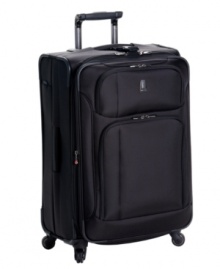 You're flying with the lightweight appeal and convenience of this case. Four 360-degree spinners respond to the simple flick of your wrist, while built-in organizational pockets and an add-a-bag strap let you add on more without feeling weighed down. Limited lifetime warranty. Qualifies for Rebate You're flying with the lightweight appeal and convenience of this case. Four 360-degree spinners respond to the simple flick of your wrist, while built-in organizational pockets and an add-a-bag strap let you add on more without feeling weighed down. Limited lifetime warranty. Qualifies for Rebate