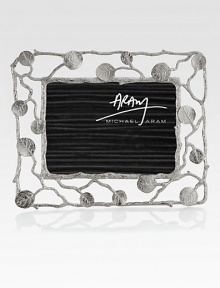 The intricacy of form and nature is captured in this evocative botanical design, hand-cast in nickel-plated metal.From the Botanical Leaf CollectionNickel-plated metalImportedDIMENSION INFORMATION4 X 6 (7 X 9 overall)5 X 7 (8 X 10 overall) The intricacy of form and nature is captured in this evocative botanical design, hand-cast in nickel-plated metal.From the Botanical Leaf CollectionNickel-plated metalImportedDIMENSION INFORMATION4 X 6 (7 X 9 overall)5 X 7 (8 X 10 overall)