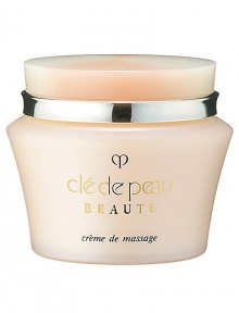 A beauty massage cream that promotes resilience and firmness while helping to prevent sagging and other signs of aging. Provides hydrating and retexturizing benefits for a smoother, more radiant complexion. Use daily or weekly depending on your skincare needs. Apply after cleansing and balancing the skin. Smooth a generous amount of cream over face using gentle spiral motions. Blot face with a tissue. A beauty massage cream that promotes resilience and firmness while helping to prevent sagging and other signs of aging. Provides hydrating and retexturizing benefits for a smoother, more radiant complexion. Use daily or weekly depending on your skincare needs. Apply after cleansing and balancing the skin. Smooth a generous amount of cream over face using gentle spiral motions. Blot face with a tissue.