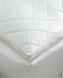 The next best thing to sleeping on the clouds. This featherbed contours to your body, cushioning pressure points that need ultra-plush support. Featuring a 100% cotton, quilted layer on top for superior comfort and gusset for extra loft. Also features Pacific Coast® Hyperclean® feathers that keeps allergies away. The baffle channel design prevents shifting throughout the night and specially woven Barrier Weave(tm) fabric prevents down from sneaking out. The next best thing to sleeping on the clouds. This featherbed contours to your body, cushioning pressure points that need ultra-plush support. Featuring a 100% cotton, quilted layer on top for superior comfort and gusset for extra loft. Also features Pacific Coast® Hyperclean® feathers that keeps allergies away. The baffle channel design prevents shifting throughout the night and specially woven Barrier Weave(tm) fabric prevents down from sneaking out.