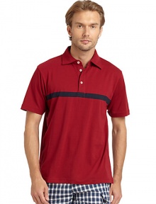 THE LOOKPolo collarFront button placketShort sleevesContrast stripe accentVented shirttail hemTHE MATERIALCottonCARE & ORIGINMachine washImportedThis item was originally available for purchase at Saks Fifth Avenue OFF 5TH stores. THE LOOKPolo collarFront button placketShort sleevesContrast stripe accentVented shirttail hemTHE MATERIALCottonCARE & ORIGINMachine washImportedThis item was originally available for purchase at Saks Fifth Avenue OFF 5TH stores.