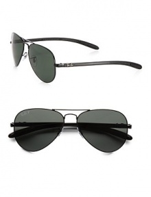 Exceptional style and craftsmanship, rendered in sleek metal. Available in black frames with green lenses.Metal100% UV ProtectionMade in Italy Exceptional style and craftsmanship, rendered in sleek metal. Available in black frames with green lenses.Metal100% UV ProtectionMade in Italy