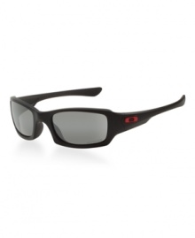 Oakley infused the action of riding a Ducati bike with this special edition Fives Squared frame. Racers have the need for speed and Oakley had them in mind when tapering the architecture for those who find that ordinary frames stick out too far at the sides. The Ducati logo is laser etched near the edge of the lens and the matte black frame comes with metal icons in Ducati red. Combining High Definition Optics® (HDO®) and XYZ Optics® for visual clarity, you'll have extended peripheral vision and improved side protection against sun, wind and impact. This special edition comes with Black Iridium® lens coating and O Matter® frame material. Oakley infused the action of riding a Ducati bike with this special edition Fives Squared frame. Racers have the need for speed and Oakley had them in mind when tapering the architecture for those who find that ordinary frames stick out too far at the sides. The Ducati logo is laser etched near the edge of the lens and the matte black frame comes with metal icons in Ducati red. Combining High Definition Optics® (HDO®) and XYZ Optics® for visual clarity, you'll have extended peripheral vision and improved side protection against sun, wind and impact. This special edition comes with Black Iridium® lens coating and O Matter® frame material.